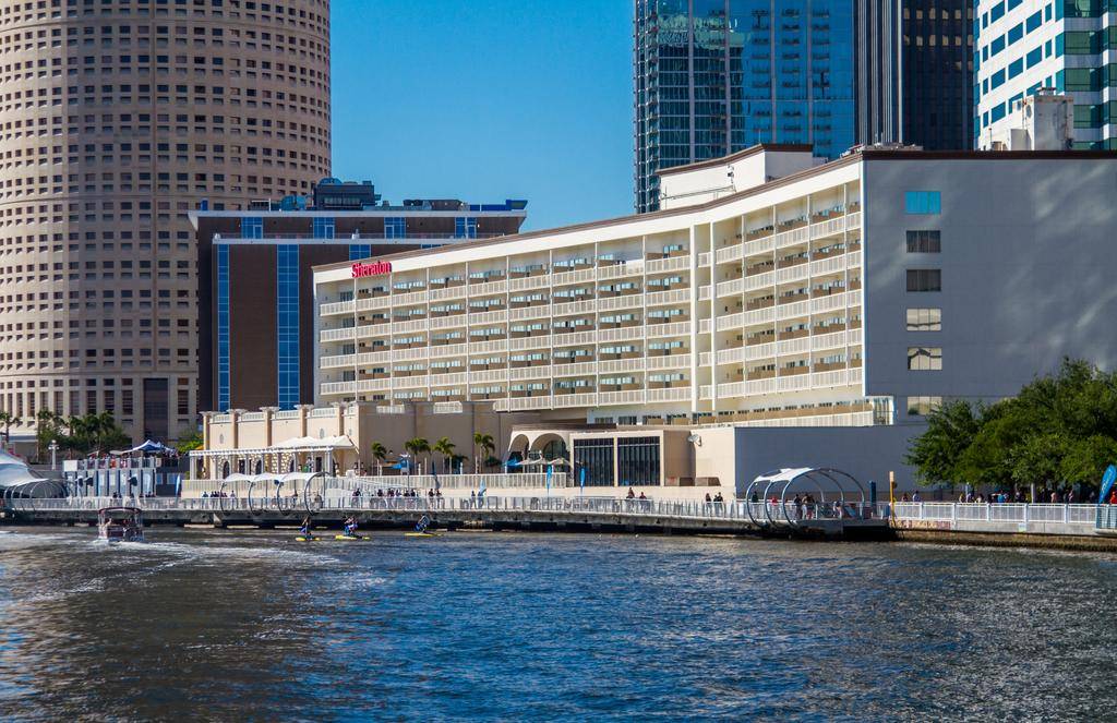 Sheraton Tampa Riverwalk, Downtown hotel during the day Dayuse.co.uk